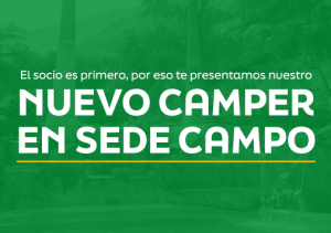 Nuevo camper en Sede Campo