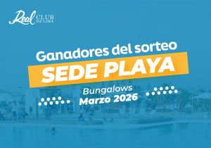 Ganadores del sorteo Sede Playa Bungalows Marzo 2026