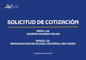 Solicitud de Cotización – PRP01-26 / PMSI01-26