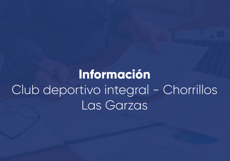 Información – Club Las Garzas