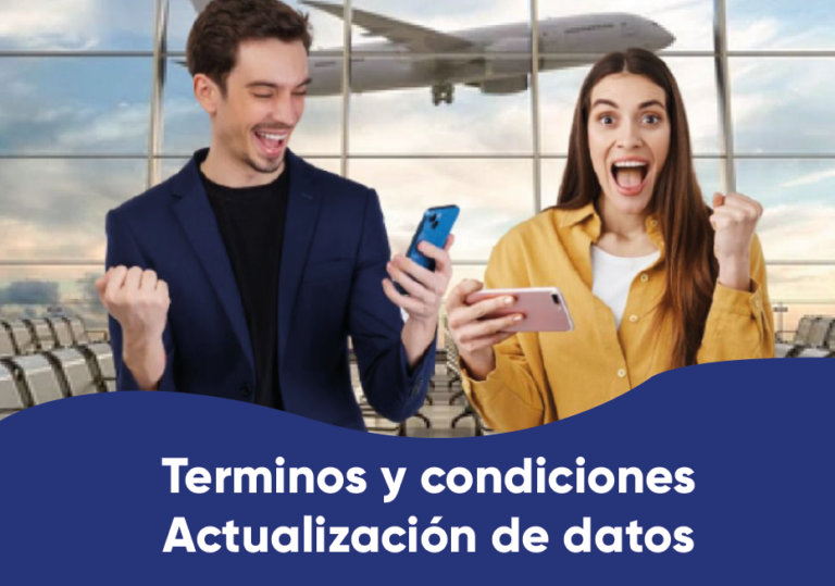 Términos y condiciones – actualización de datos
