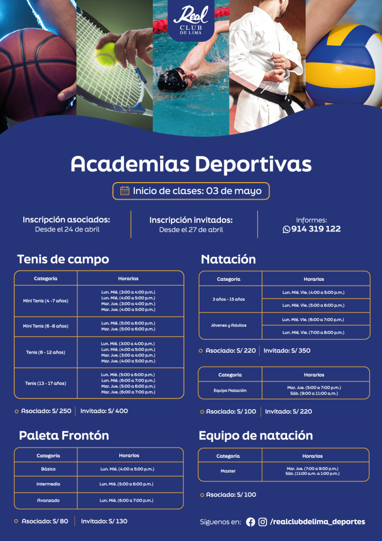 Academias Deportivas