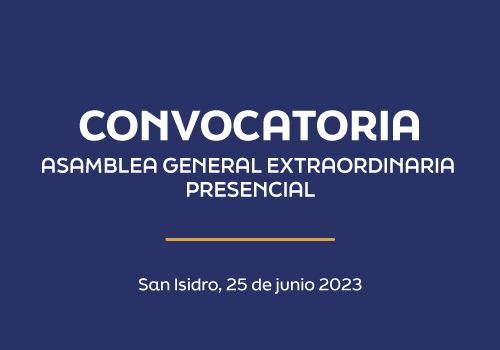 Convocatoria – Asamblea General Extraordinaria Presencial
