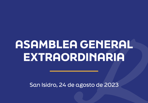 Asamblea General Extraordinaria – 24 agosto