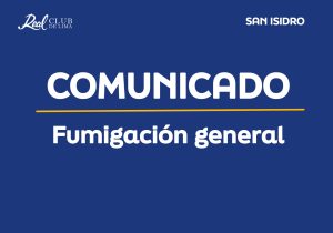 Comunicado – Fumigación General