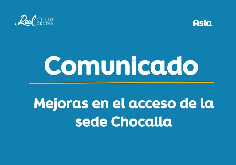 Comunicado – Mejoras en el acceso