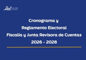 Cronograma y Reglamento Electoral
