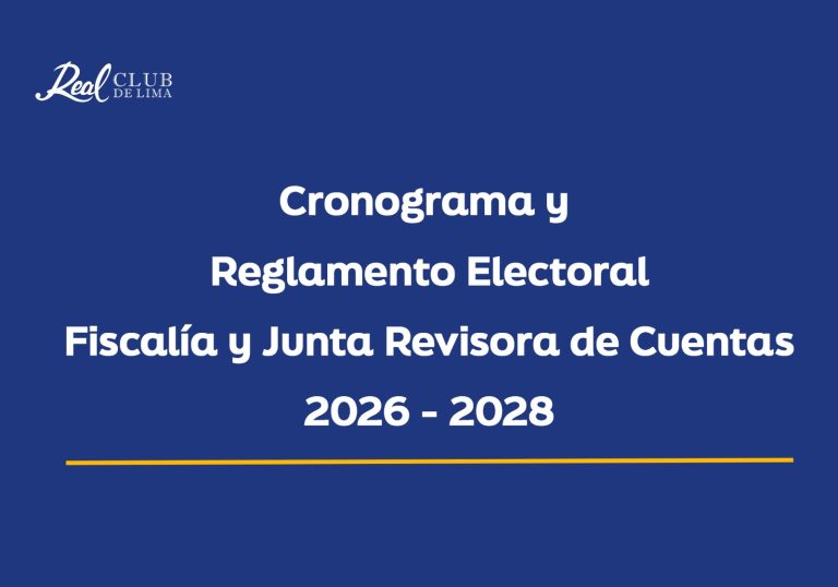 Cronograma y Reglamento Electoral