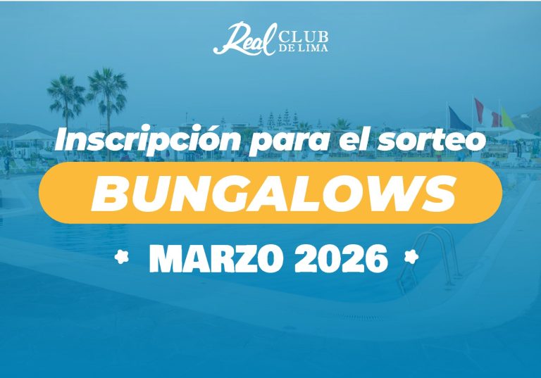 Inscripción para el sorteo Bungalows – Marzo 2026