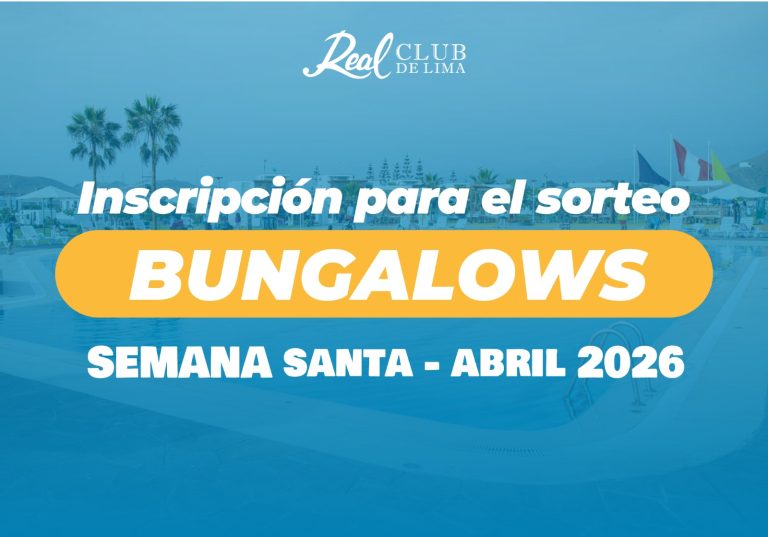 Inscripción para el sorteo Bungalows Semana Santa – Abril 2026