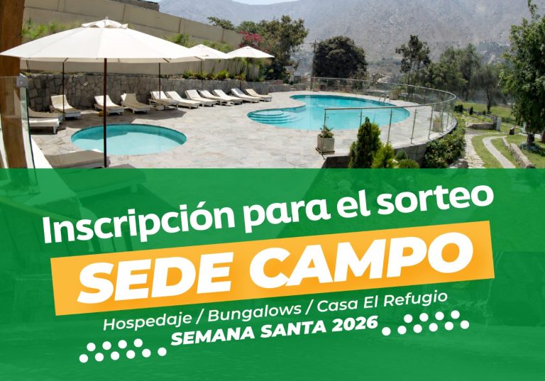Inscripción para el sorteo Sede Campo Semana Santa 2026