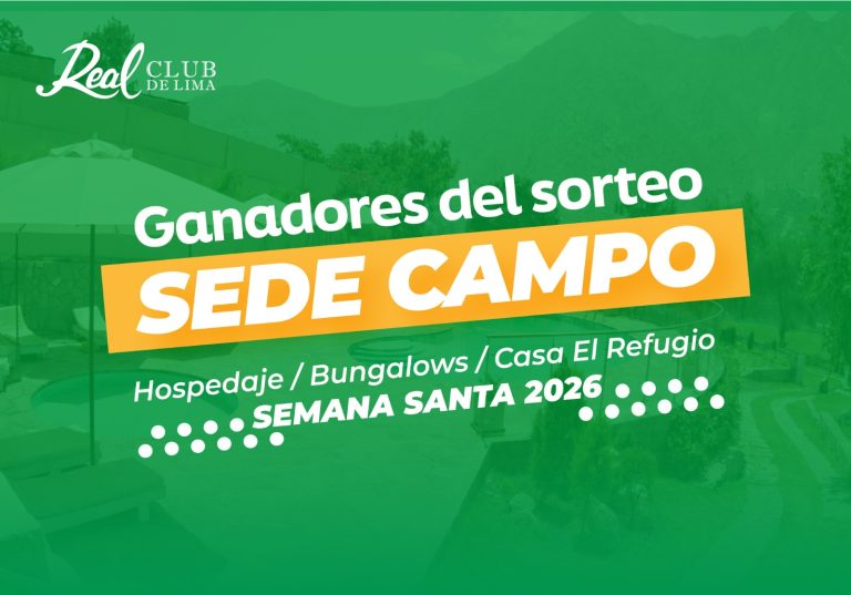 Ganadores del sorteo – Sede Campo