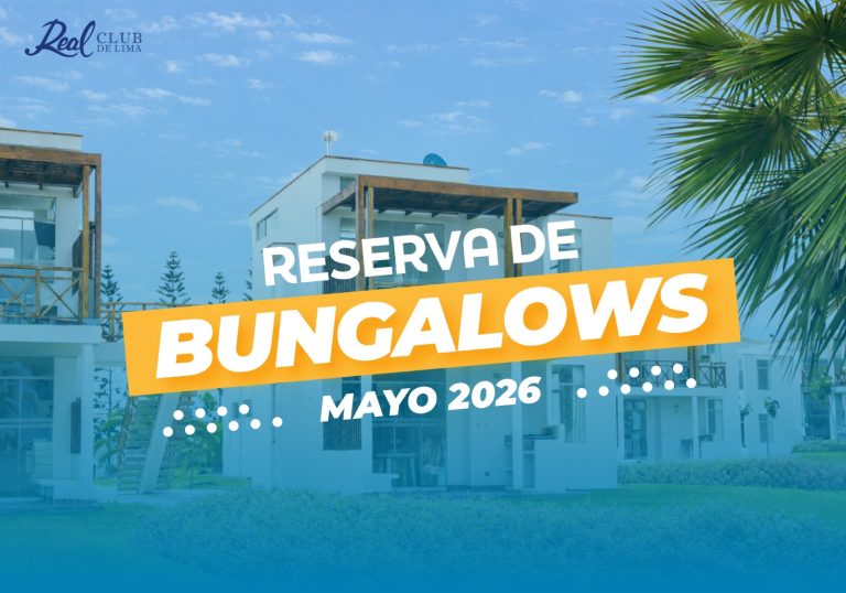 Reserva de Bungalows – Mayo 2026