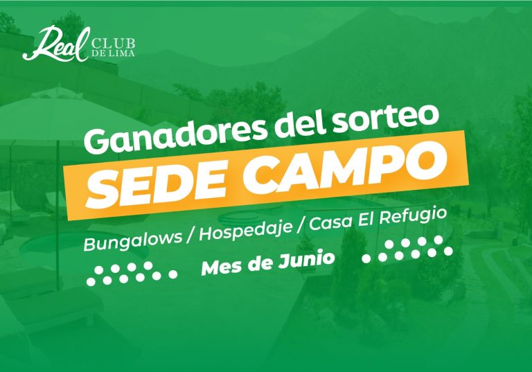 Ganadores del sorteo sede Campo
