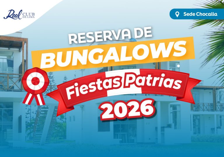 Reserva de Bungalows – Fiestas Patrias 2026