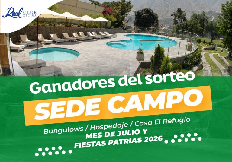 Ganadores del Sorteo Sede Campo
